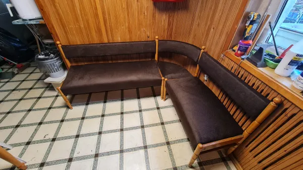 Valgomojo kampo pervilkimas